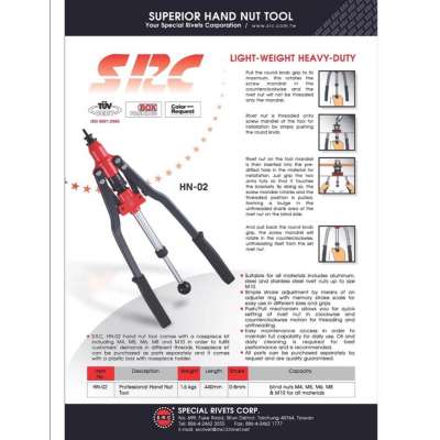 SRC BLIND NUT HAND TOOLS